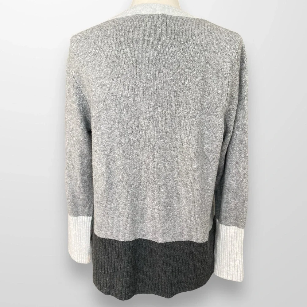 CJ Banks Women's Size X Cardigan Sweater Grandpa Gray Button Front‎ Soft